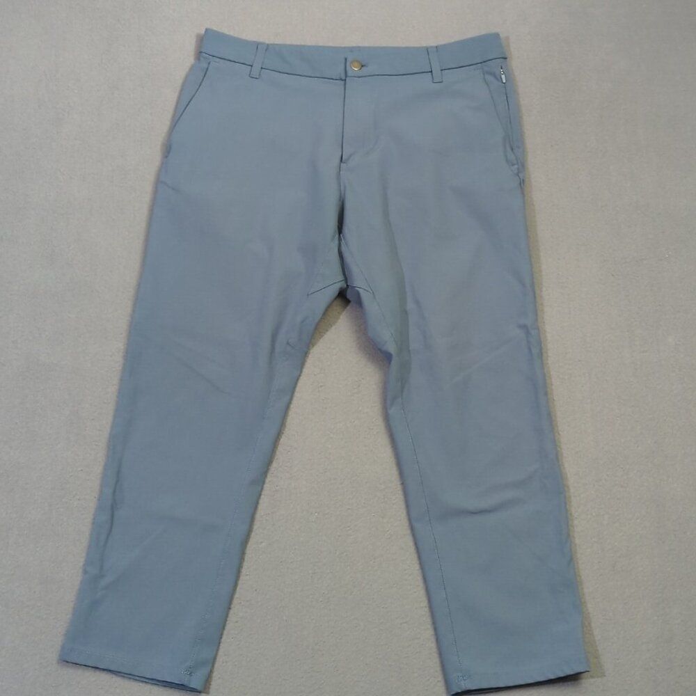 Lululemon Pants Men's 34 Blue Commission Classic Warpstreme Performance 26.5"